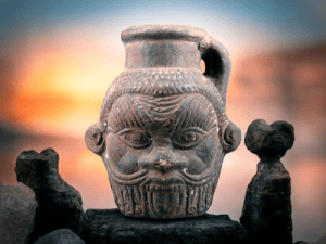 Psychedelic Egyptian mug